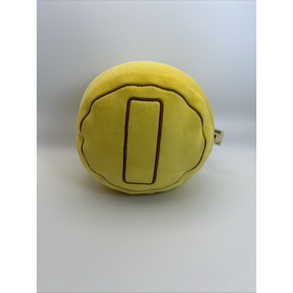 Super Mario Club Mocchi Mocchi Junior Coin Plush 6" Nintendo 2020 Hard to Find